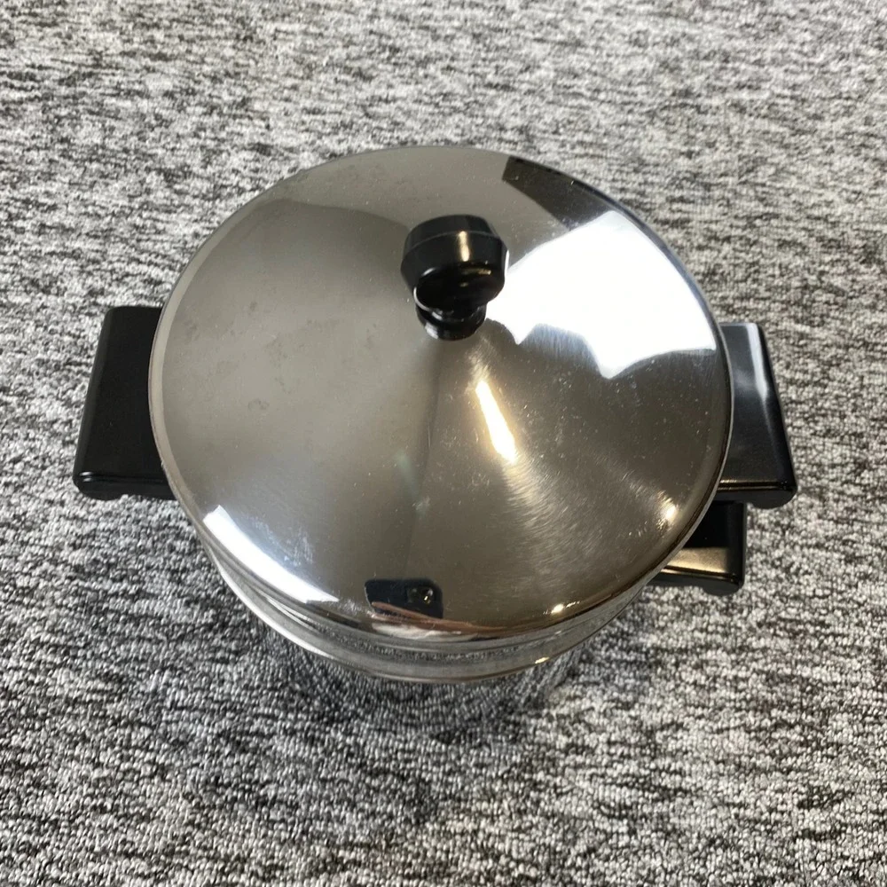 Farberware 3 Qt Stainless Steel Saucepan Steamer Insert Lid 24C Impact Bonded